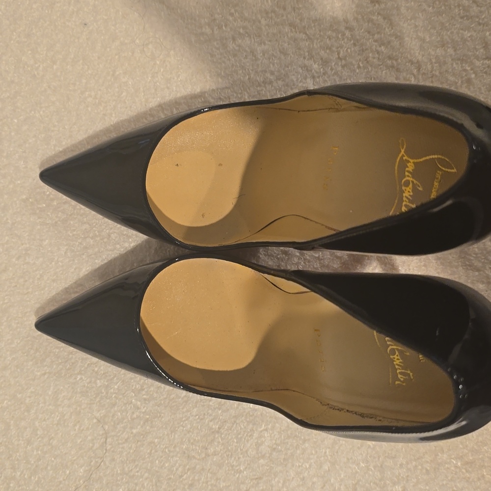 Christian Louboutin, 40.5, 120mm, black